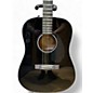 Used Fender CD60s Dreadnought Black Acoustic Guitar