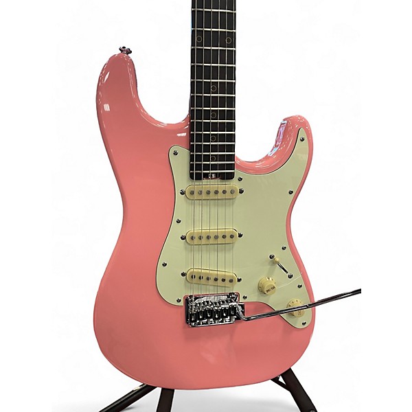 Used Schecter Guitar Research Used Schecter Guitar Research Nick Johnston Pink Solid Body Electric Guitar