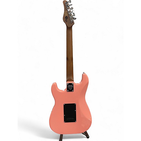 Used Schecter Guitar Research Used Schecter Guitar Research Nick Johnston Pink Solid Body Electric Guitar