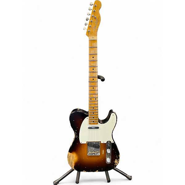 Used Fender Used Fender 1953 Heavy Relic Telecaster 2 Color Sunburst Solid Body Electric Guitar