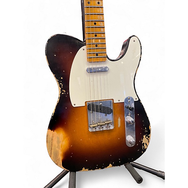 Used Fender Used Fender 1953 Heavy Relic Telecaster 2 Color Sunburst Solid Body Electric Guitar