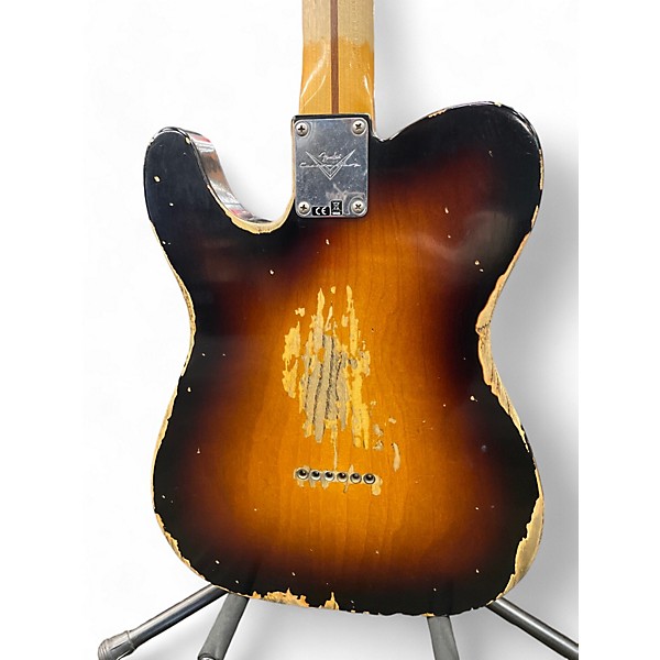 Used Fender Used Fender 1953 Heavy Relic Telecaster 2 Color Sunburst Solid Body Electric Guitar