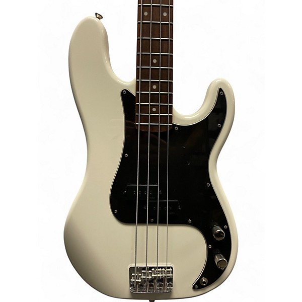 Used Squier Used Squier Vintage Modified Precision Bass White Electric Bass Guitar