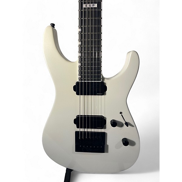 Used ESP E-II M-II 7B white Baritone Guitars