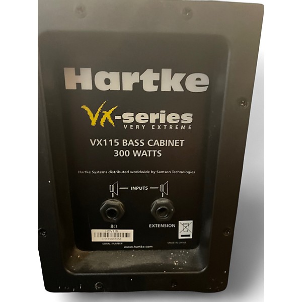 Used Hartke VX115 300W 8Ohm 1x15 Bass Cabinet