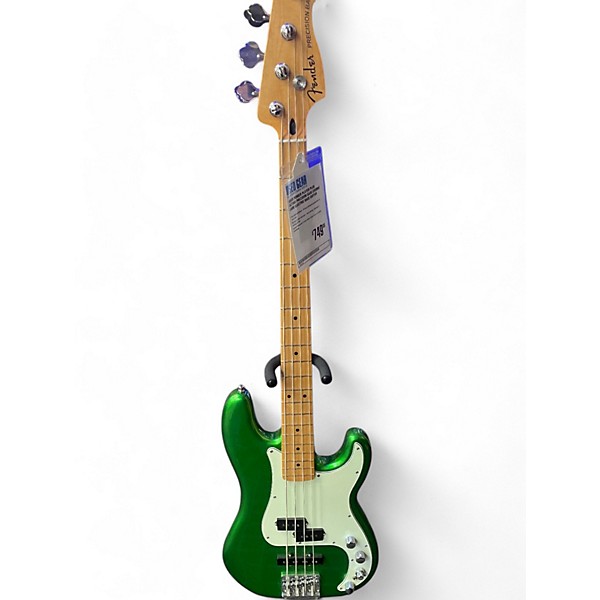 Used Fender Used Fender Player Plus Active Precision Bass Cosmic Jade Electric Bass Guitar