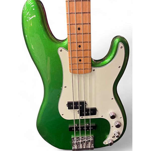 Used Fender Used Fender Player Plus Active Precision Bass Cosmic Jade Electric Bass Guitar