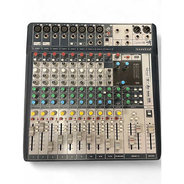 Used Soundcraft Used Soundcraft Signature 12 Mixer Line Mixer