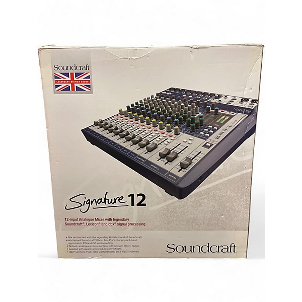 Used Soundcraft Used Soundcraft Signature 12 Mixer Line Mixer