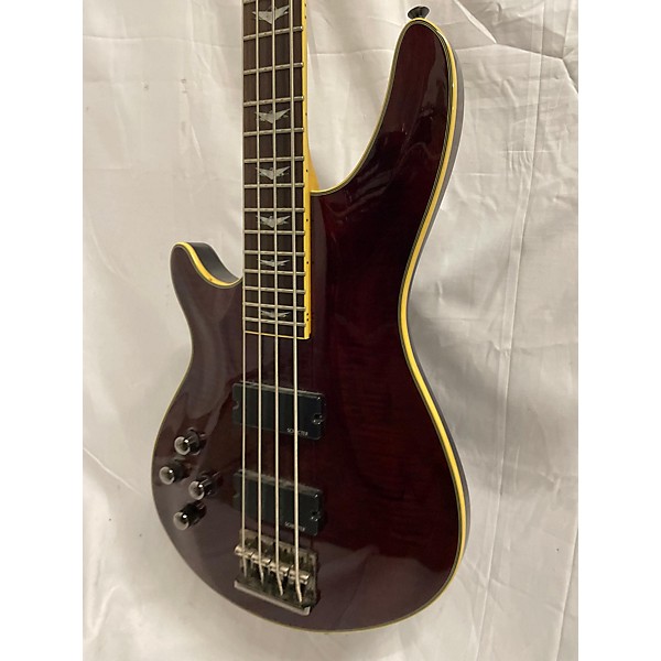 Used Schecter Guitar Research Used Schecter Guitar Research Omen Extreme 4 String Red Electric Bass Guitar