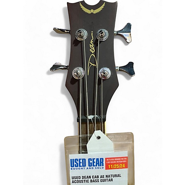 Used Dean Used Dean EAB AE Natural Acoustic Bass Guitar