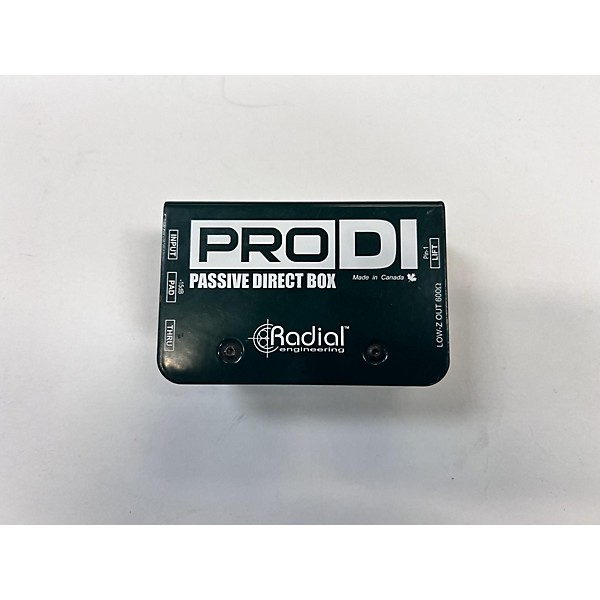 Used Radial Engineering Used Radial Engineering Pro Di Direct Box