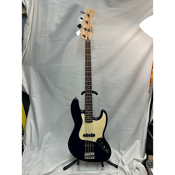 Used Squier Used Squier Affinity Jazz Bass Blue-purple Electric Bass Guitar