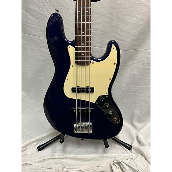 Used Squier Used Squier Affinity Jazz Bass Blue-purple Electric Bass Guitar