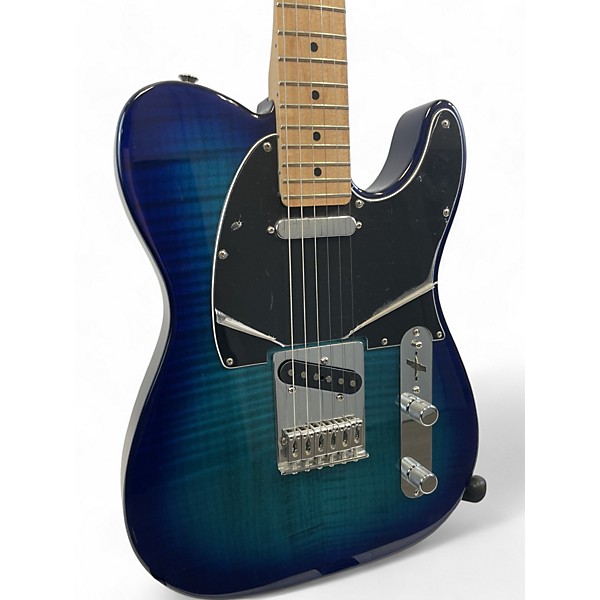 Used 2022 Fender Player Plus Telecaster Plus Top Blue Burst Solid Body Electric Guitar