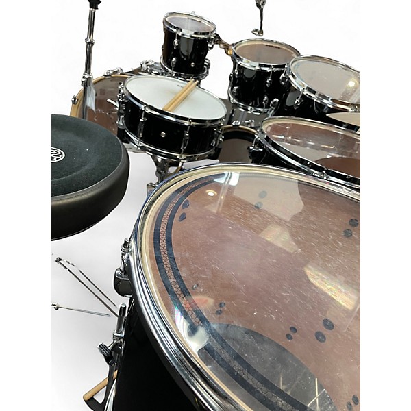 Used Pearl Used Pearl 9 piece Export Series Black Drum Kit