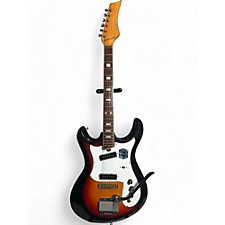 Vintage 1960s EKO Cobra XII Sunburst Solid Body Electric