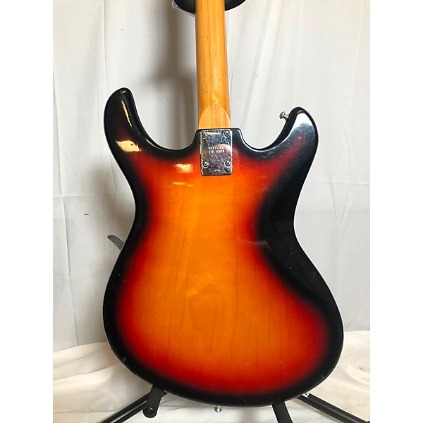 Vintage Silvertone Vintage 1960s Silvertone 1440 Sunburst Solid Body Electric Guitar