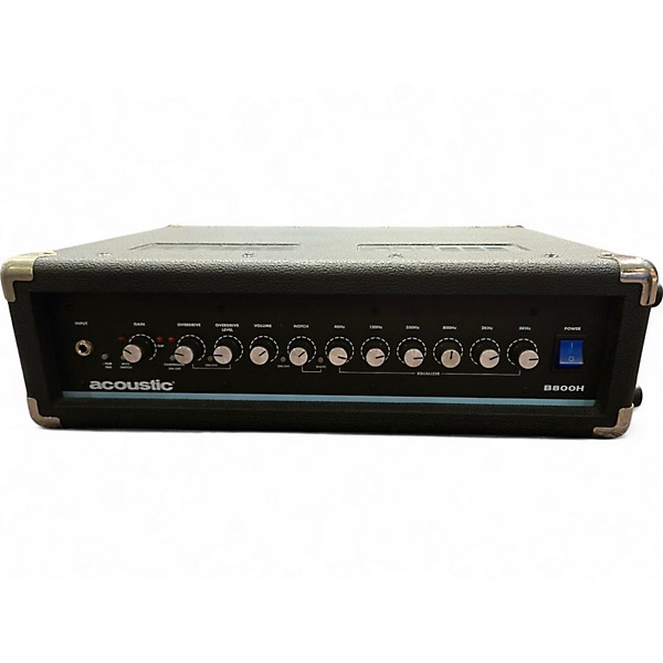 Used Acoustic Used Acoustic B800H 800W Bass Amp Head