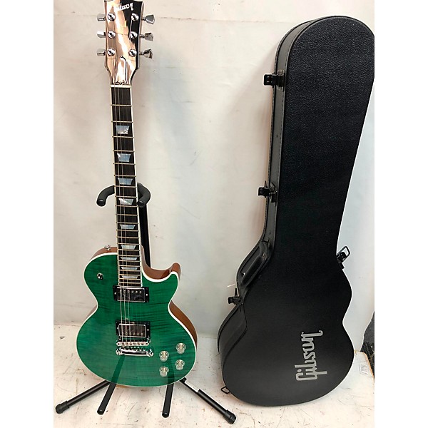 Used Gibson Used Gibson Les Paul Modern Seafoam Green Solid Body Electric Guitar