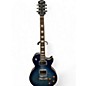 Used Epiphone Les Paul Standard Pro transparent blue burst Solid Body Electric Guitar thumbnail