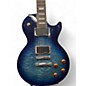 Used Epiphone Les Paul Standard Pro transparent blue burst Solid Body Electric Guitar