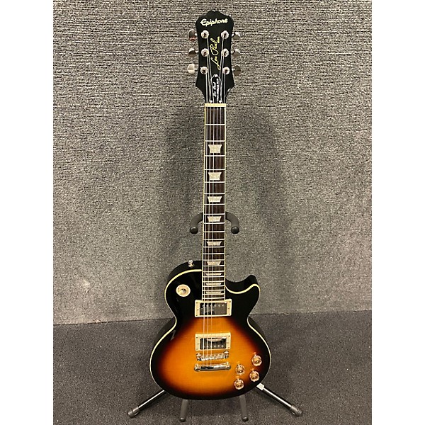 Used Epiphone Used Epiphone Les Paul 1960s Tribute Plus Tobacco Burst Solid Body Electric Guitar