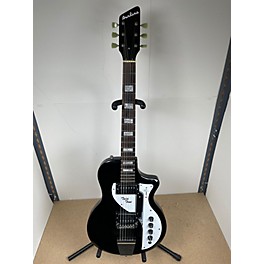 Used Airline Used Airline Twin Tone Black Solid Body Electric Guitar