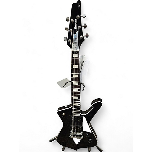 Used Ibanez Used Ibanez PSM10 Paul Stanley Black Solid Body Electric Guitar Black Guitar Center