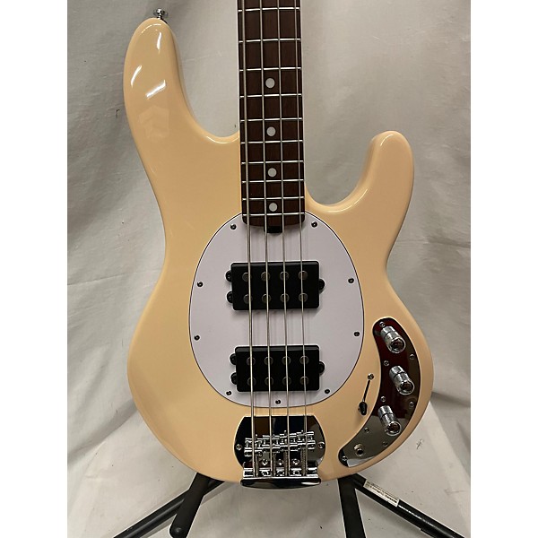 Used Sterling by Music Man Used Sterling By Music Man Stingray Ray4HH Vanilla Cream Electric Bass Guitar