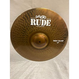 Used Paiste 17in Rude Thin Crash Cymbal