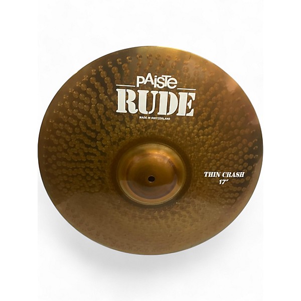 Used Paiste 17in Rude Thin Crash Cymbal