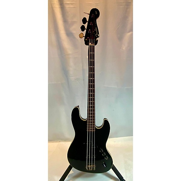 Used Fender Used Fender Aerodyne Jazz Bass Black Electric Bass Guitar