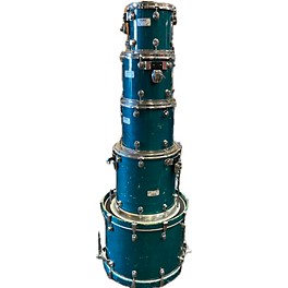 Used Mapex Used Mapex 5 piece Saturn Pro Series Teal Drum Kit