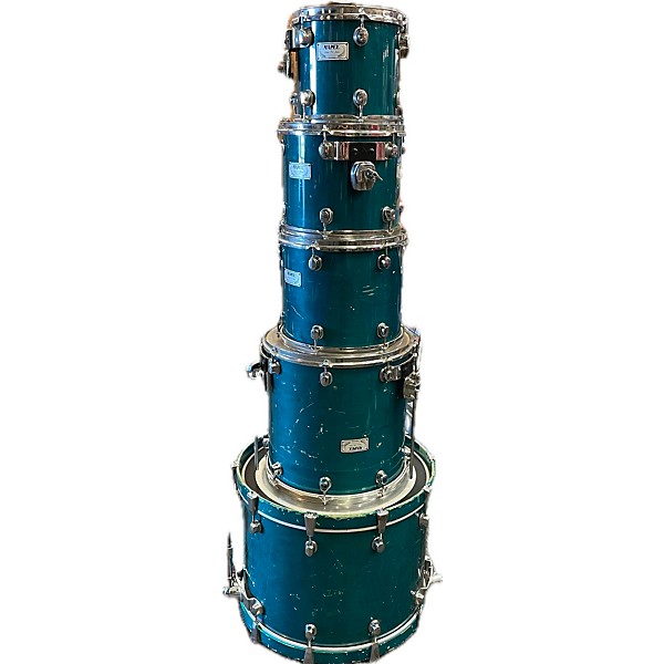 Used Mapex Used Mapex 5 piece Saturn Pro Series Teal Drum Kit