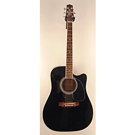 Used Takamine Used Takamine EF341SC Black Acoustic Electric Guitar