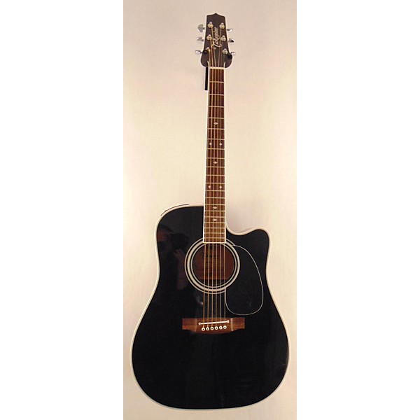 Used Takamine Used Takamine EF341SC Black Acoustic Electric Guitar