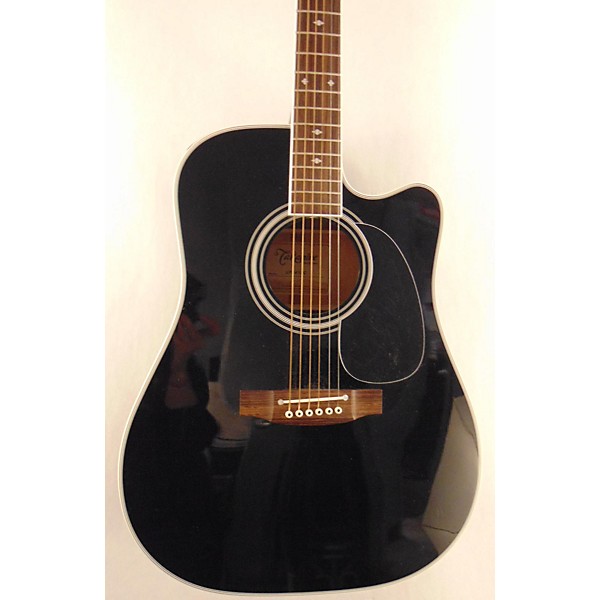 Used Takamine Used Takamine EF341SC Black Acoustic Electric Guitar