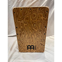 Used MEINL Used MEINL Woodcraft Series String Cajon With Makah Burl Frontplate Makah Burl Cajon