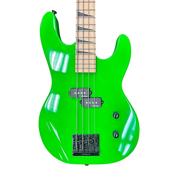 Used Jackson Used Jackson JS1M Neon Green Electric Bass Guitar