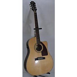 Used Epiphone Used Epiphone AJ220SCE Natural Acoustic Electric Guitar