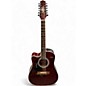 Used Takamine JJ325SRC12 John Jorgenson Signature Left Handed Satin Red Acoustic Electric Guitar thumbnail