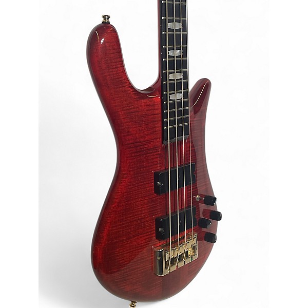 Used Spector EURO4 LTN RUDY SARZO Scarlett Red Electric Bass Guitar