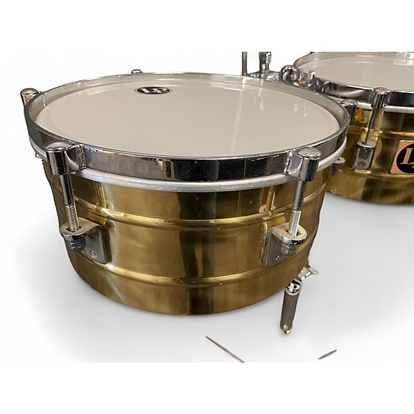 Used LP Used LP Tito Puente model brass timbales brass Drum