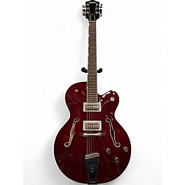 Used Gretsch Guitars Used Gretsch Guitars G6119T Dark Cherry Stain Hollow Body Electric Guitar