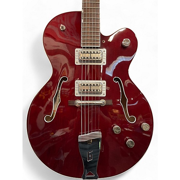 Used Gretsch Guitars Used Gretsch Guitars G6119T Dark Cherry Stain Hollow Body Electric Guitar