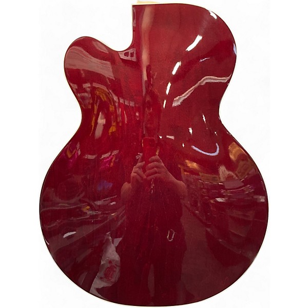 Used Gretsch Guitars Used Gretsch Guitars G6119T Dark Cherry Stain Hollow Body Electric Guitar