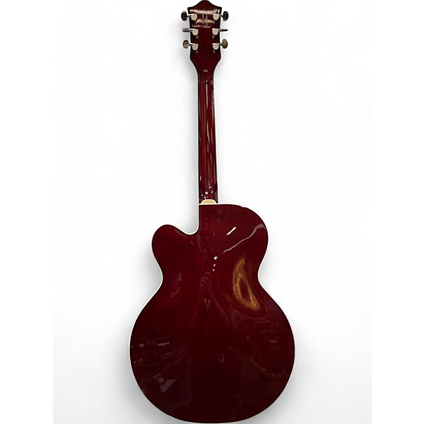 Used Gretsch Guitars Used Gretsch Guitars G6119T Dark Cherry Stain Hollow Body Electric Guitar