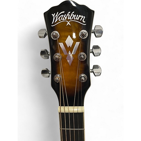 Used Washburn Used Washburn Wshagpakqttb Sunburst Acoustic Guitar