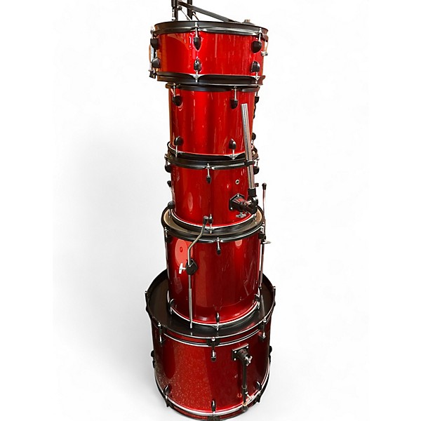 Used Rogue Used Rogue JUNIOR KICKER COMPLETE KIT Candy Apple Red Drum Kit